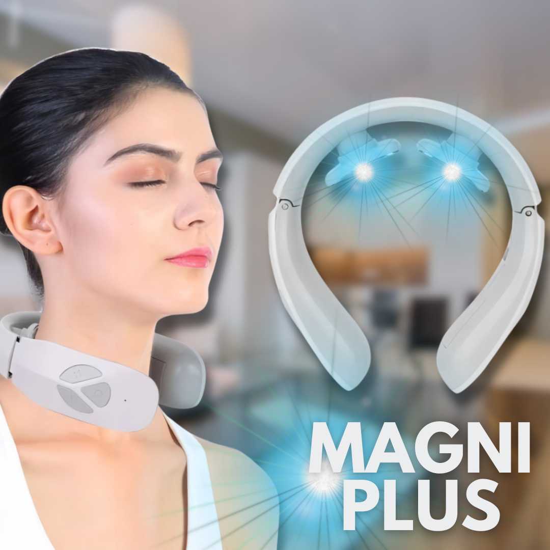 EXCELENTE MASAJEADOR ELÉCTRICO CON ONDAS VIBRATORIAS | MAGNIPLUS™