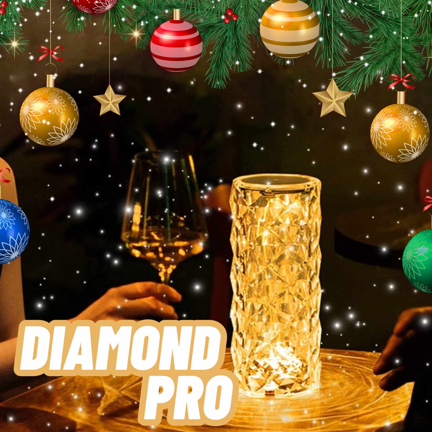 HERMOSA Y RELAJANTE LÁMPARA LED CON BRILLO DE DIAMANTE | DIAMOND PRO™