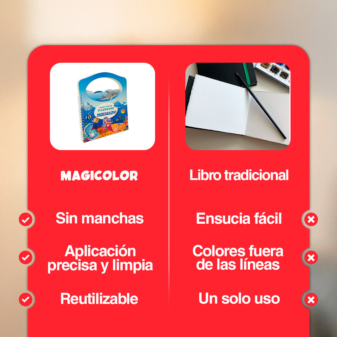 3x1 CUADERNOS MÁGICOS DE AGUA | MAGICOLOR™