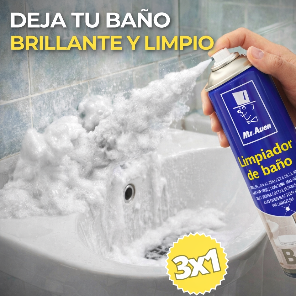 3X1 LIMPIADOR DE BAÑOS ESPUMOSO | ESPUMAX™