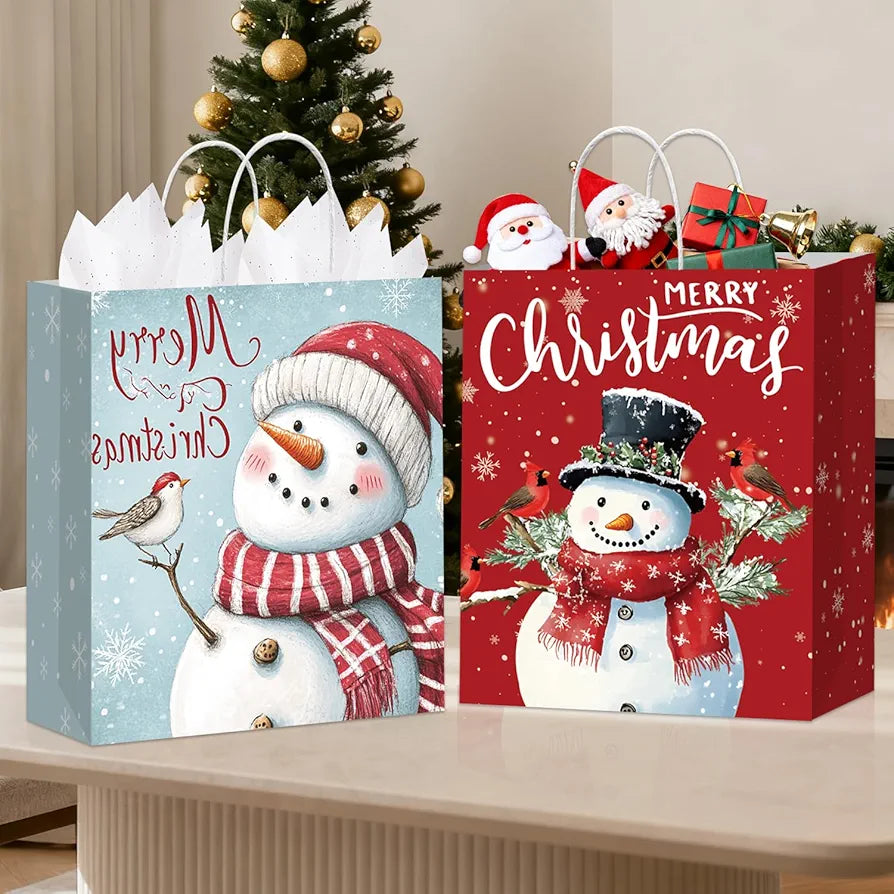 3 BOLSAS DE REGALO NAVIDEÑAS | NAVISTA