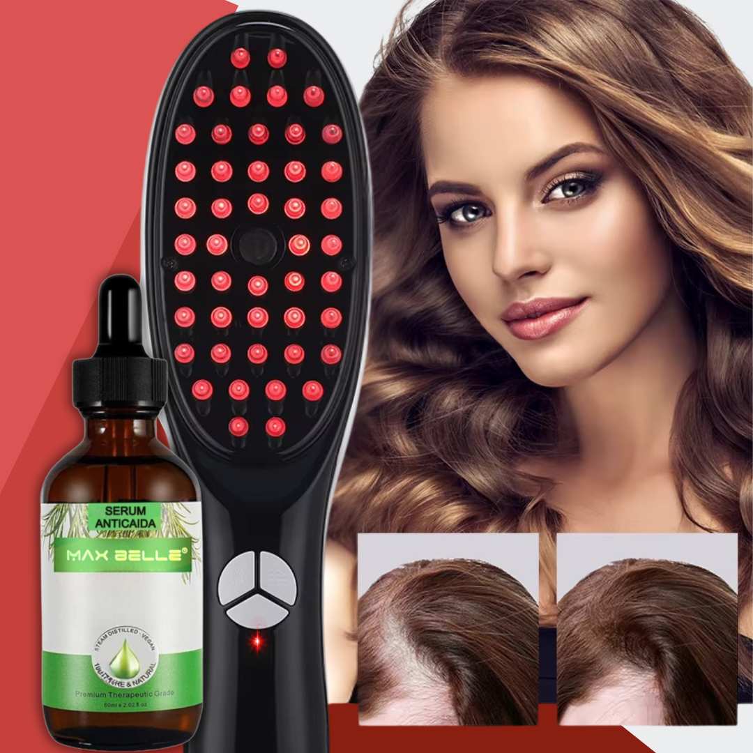 CEPILLO PARA CRECIMIENTO CAPILAR + SÉRUM | VITA HAIR™