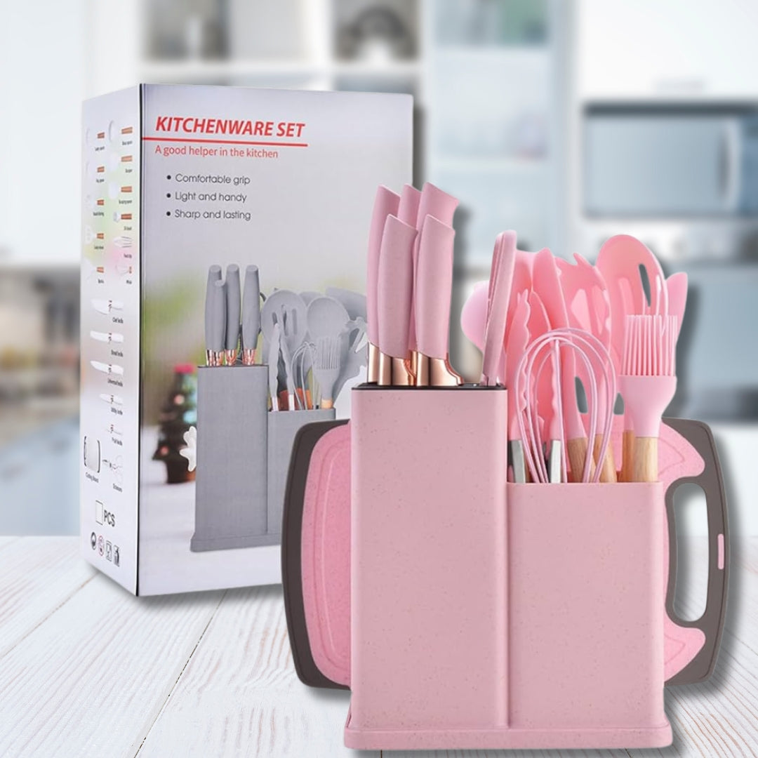 SET DE 19 PIEZAS PARA COCINA DE SILICONA | COCILUX™