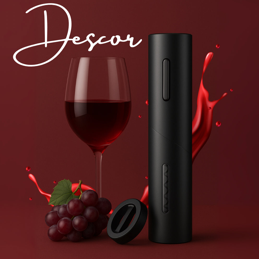 SACACORCHOS AUTOMÁTICO RECARGABLE | DESCOR™