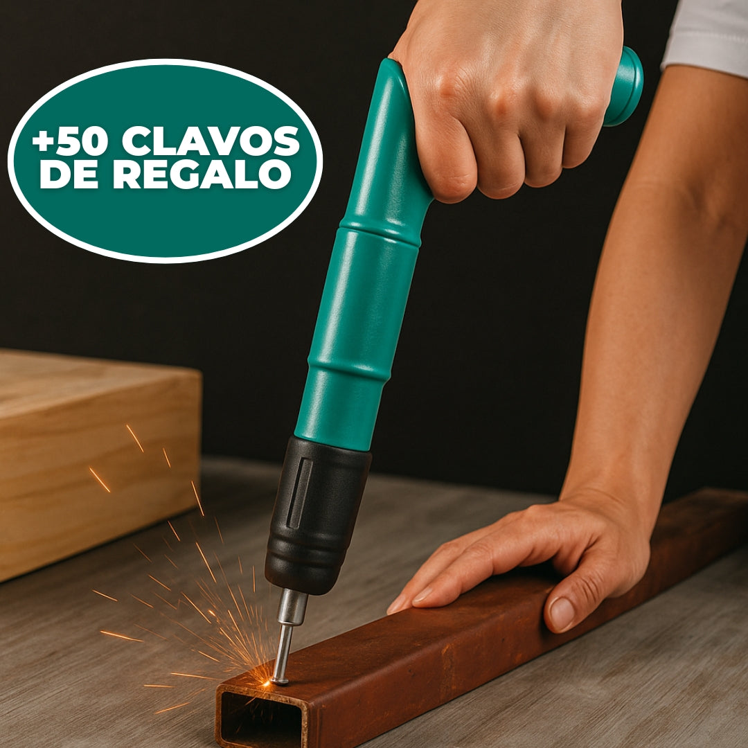PISTOLA PERFORADORA + 50 CLAVOS | CLAVIX™