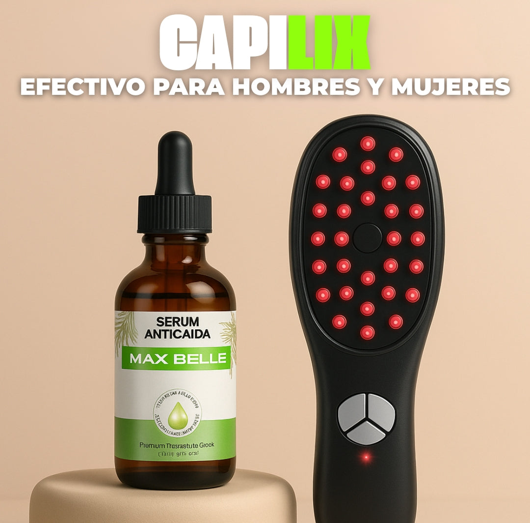 CEPILLO QUE HACE CRECER EL CABELLO CON SÉRUM DE REGALO | CAPILIX™