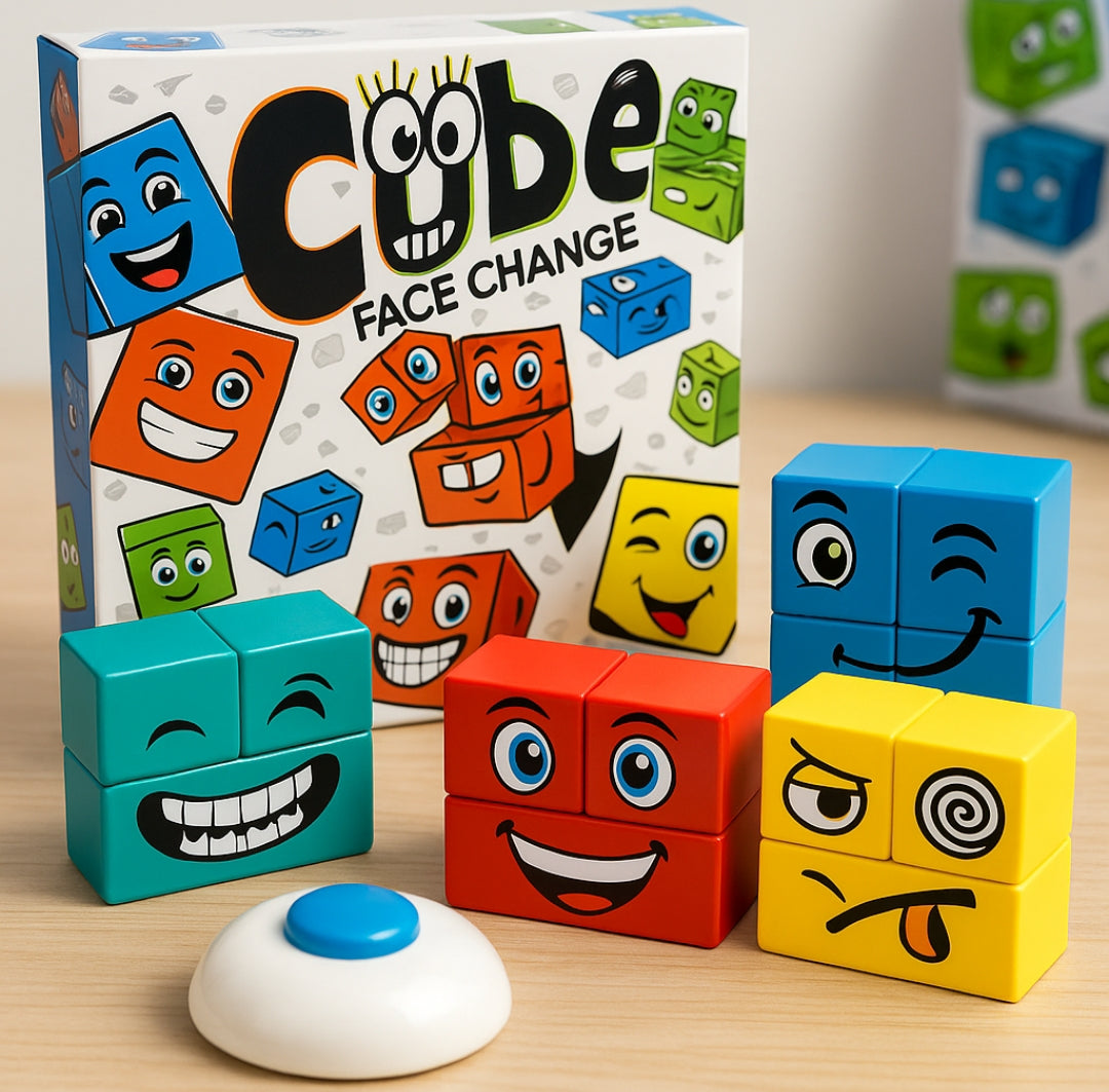 JUEGO DE CUBOS CON ILUSTRACIONES | HAPPY FACE™