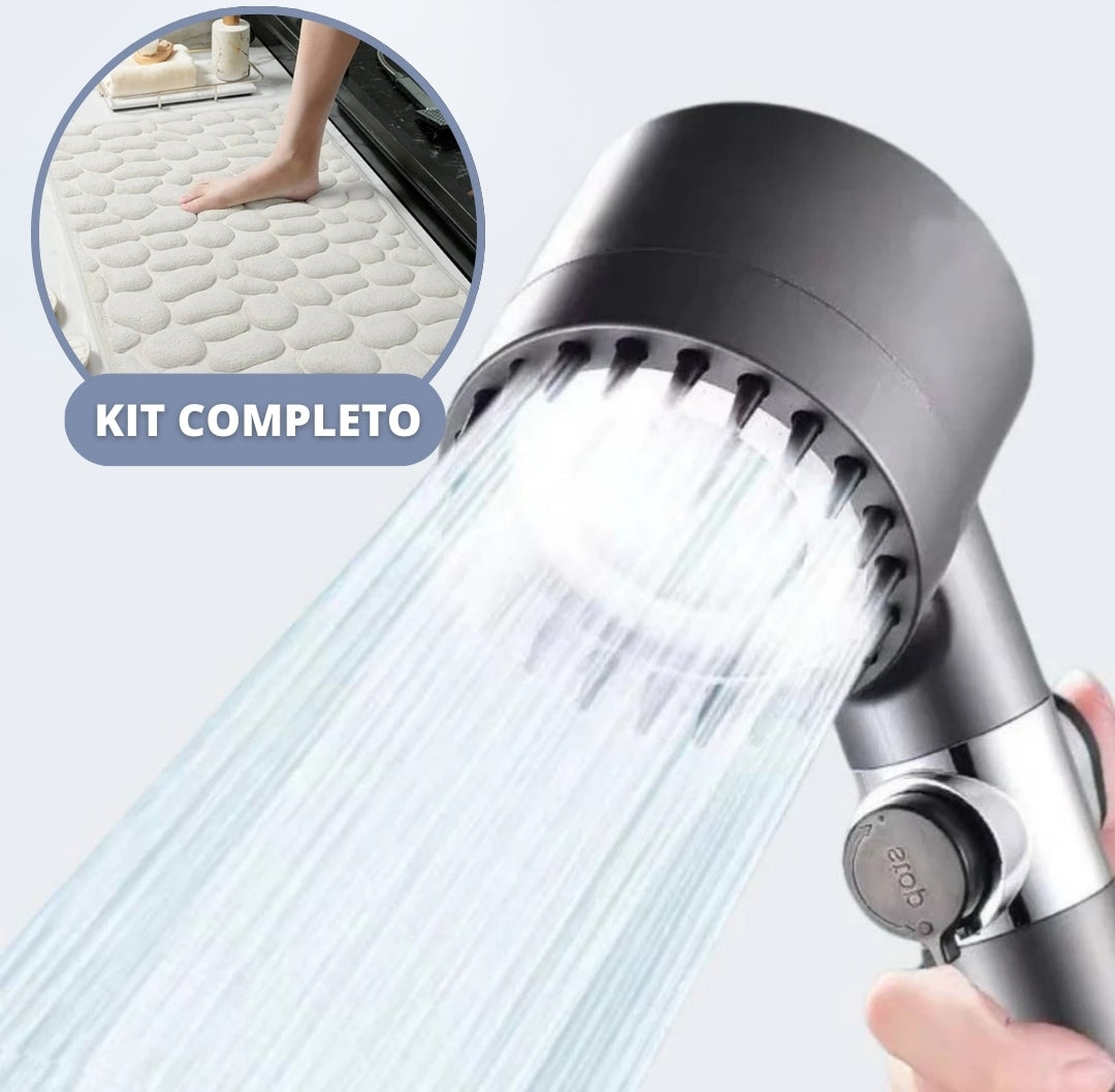 CABEZAL DE DUCHA + ALFOMBRA DE BAÑO | KIT ACUARIA™