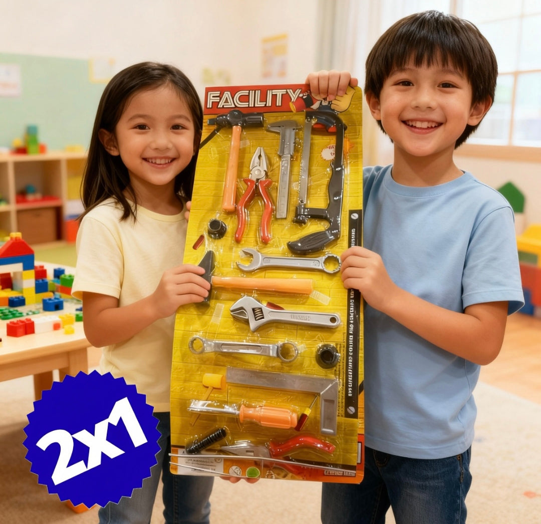 2X1 SET DE HERRAMIENTAS DE JUGUETES | MANITAS™