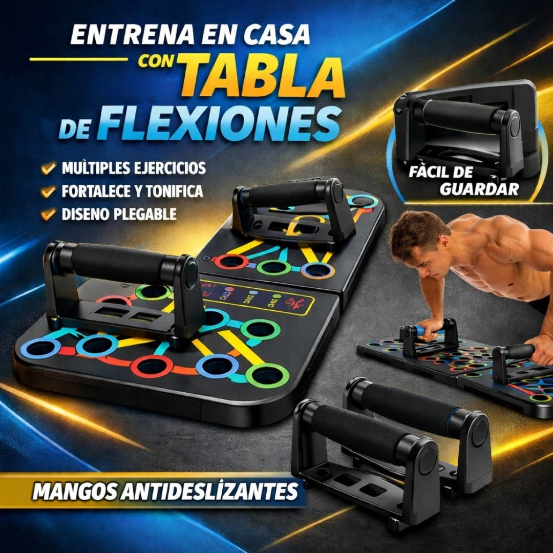 TABLA DE EJERCICIO: FLEXIONES PUSH UP | PRESSFIT™