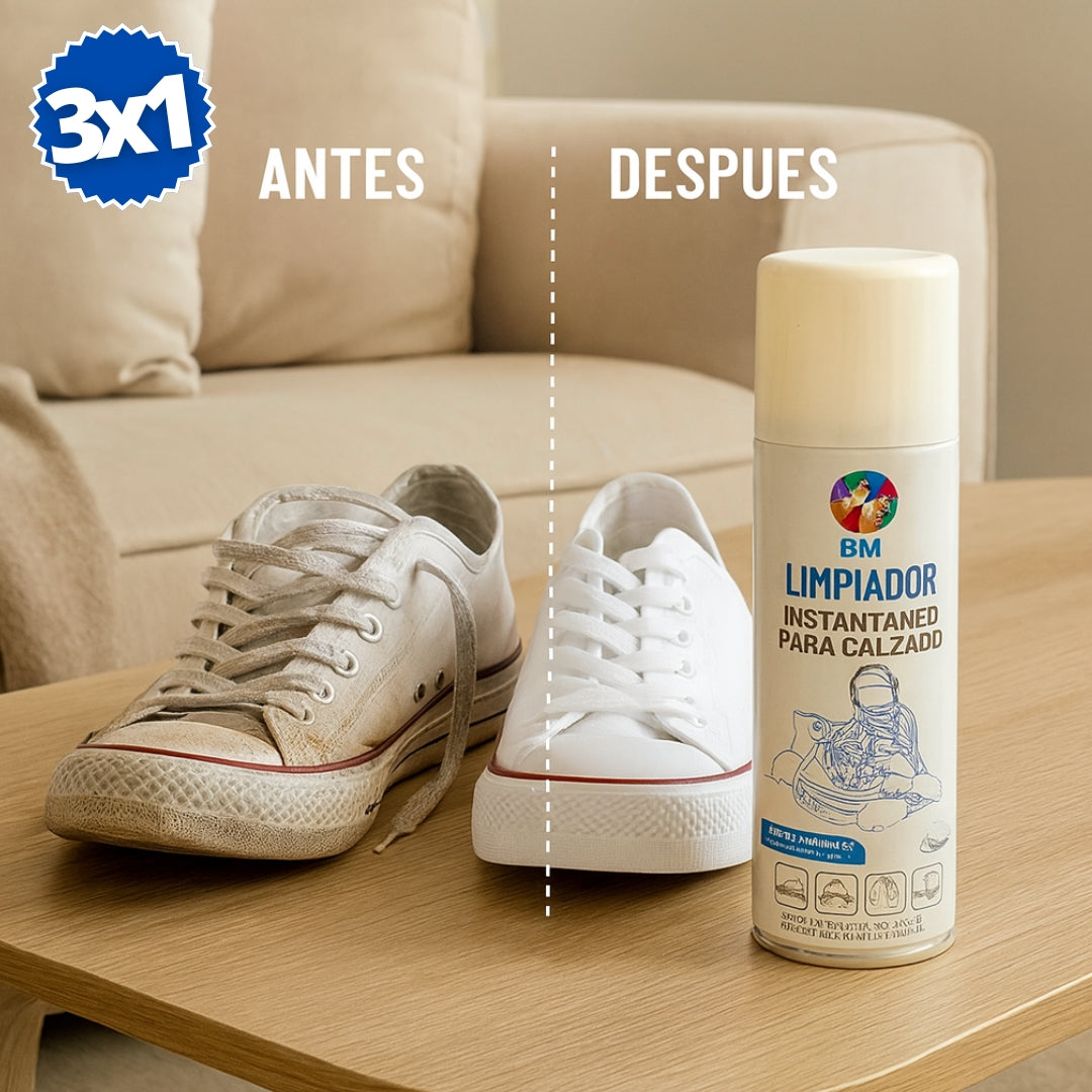 3X1 ESPUMA QUITA MANCHAS PARA ZAPATILLAS | BLANKO™