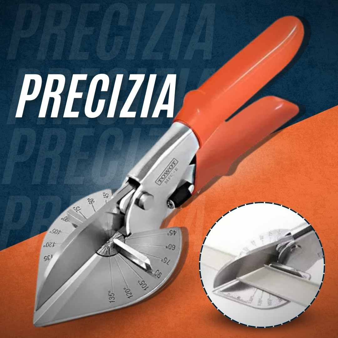 TIJERA CON SISTEMA DE ÁNGULO REGULABLE PARA CORTES PRECISOS | PRECIZIA™