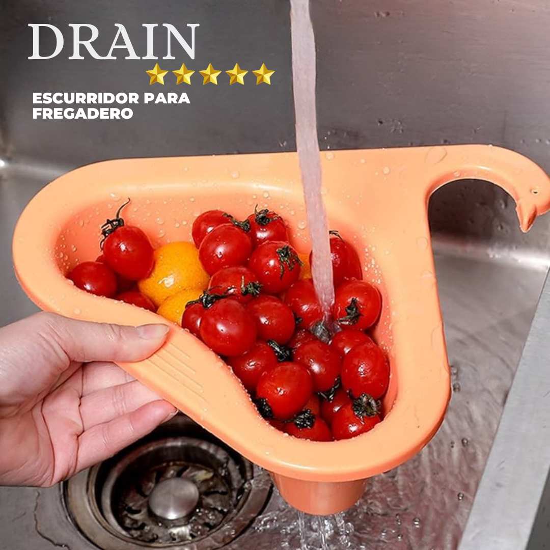 SÚPER ESCURRIDOR PARA LAVAR FRUTAS O GUARDAR ESPONJAS LLEVA 3 Y PAGA 1 | DRAIN™