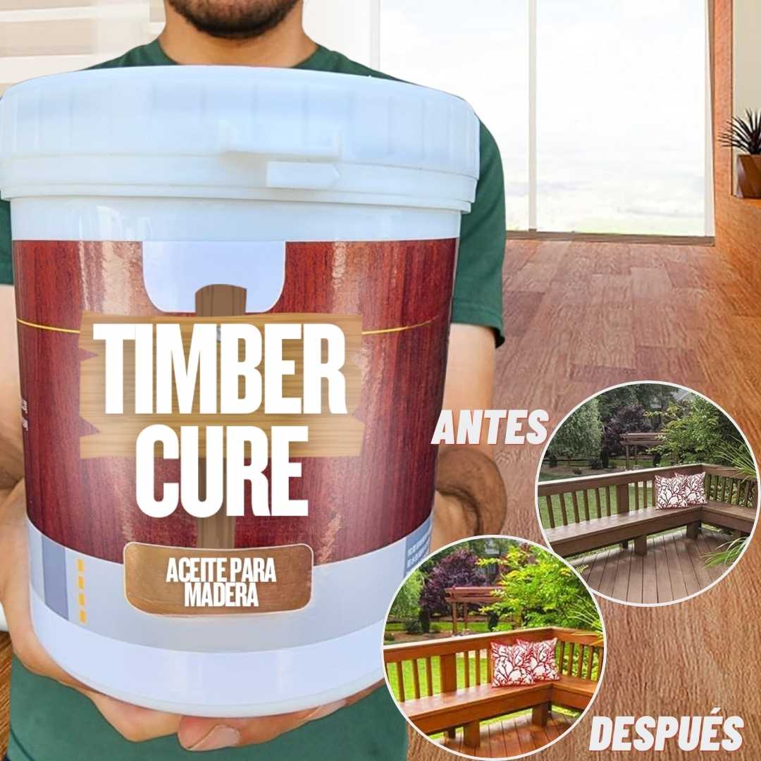 ACEITE EN CERA NATURAL PARA RESTAURAR Y PROTEGER LA MADERA | TIMBER CURE™