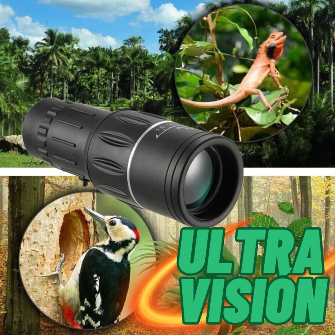 EXCELENTE MONOCULAR DE AMPLIO RANGO DE VISIÓN IMPERMEABLE | ULTRA VISIÓN™