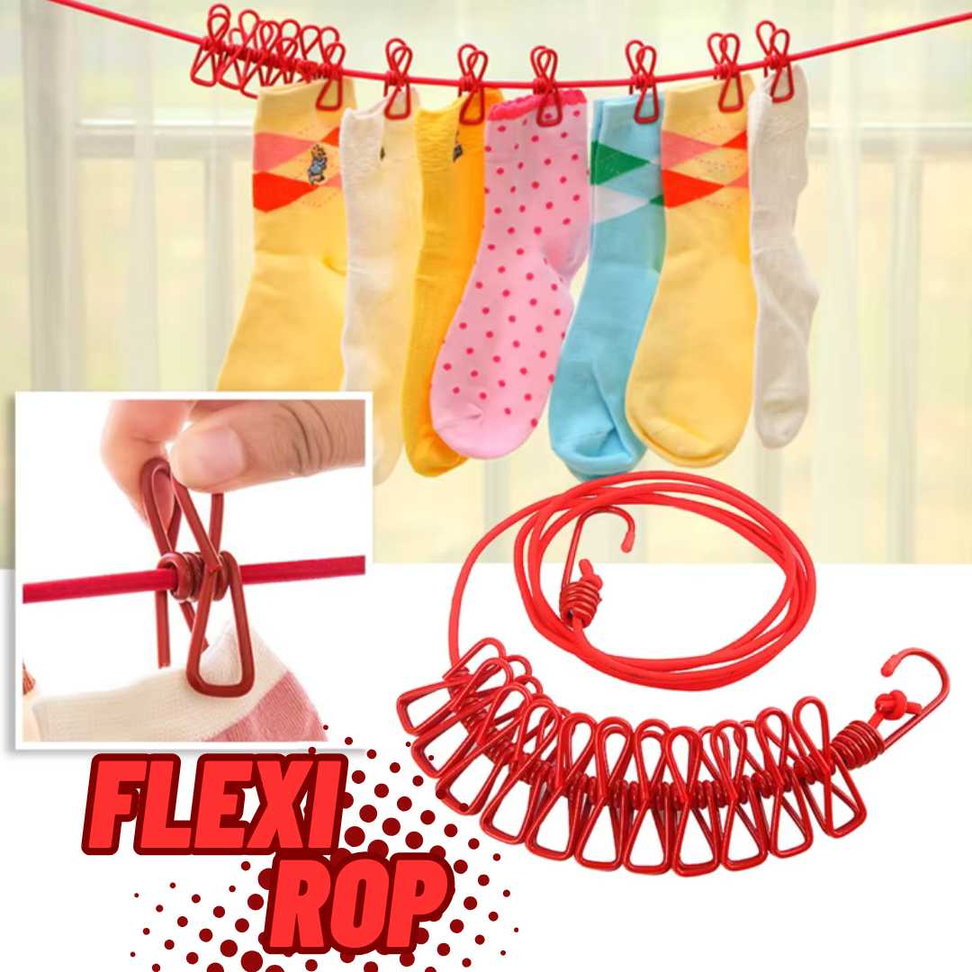 SOGA ELÁSTICA CON GANCHOS ULTRA RESISTENTE ¡LLEVA 2 Y PAGA 1! | FLEXI ROP™