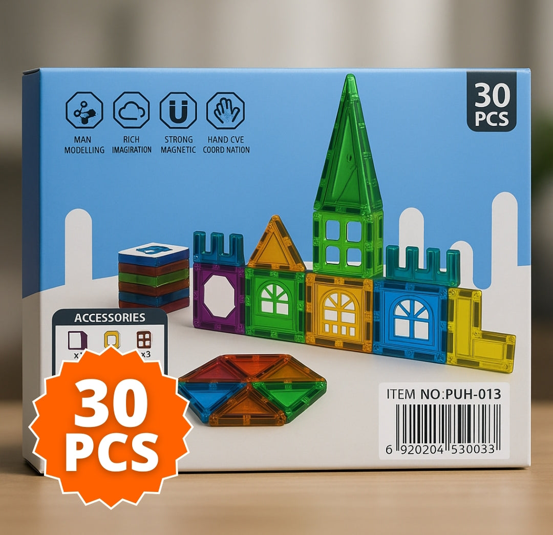 JUEGO DE CONSTRUCCIÓN MAGNÉTICO DE 91 PIEZAS |  KUBIX™