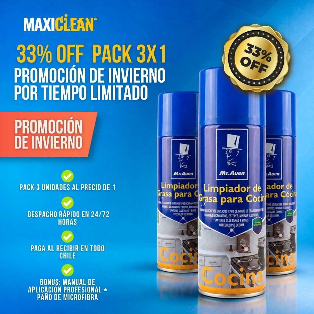 3x1 SPRAY QUITA GRASA | MAXICLEAN™