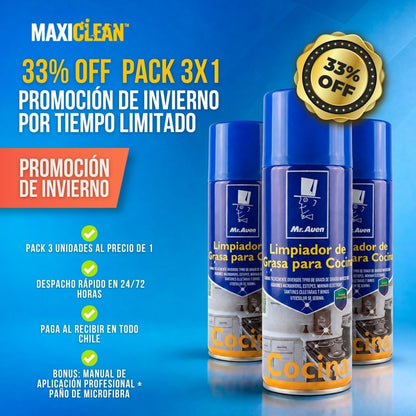 3x1 SPRAY QUITA GRASA | MAXICLEAN™