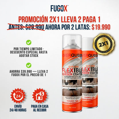 2x1 SPRAY IMPERMEABILIZANTE SELLA GRIETAS|  FUGOX™
