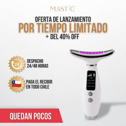 MASAJEADOR PARA REAFIRMAR PIEL EN CUELLO Y ROSTRO | MASTIC™