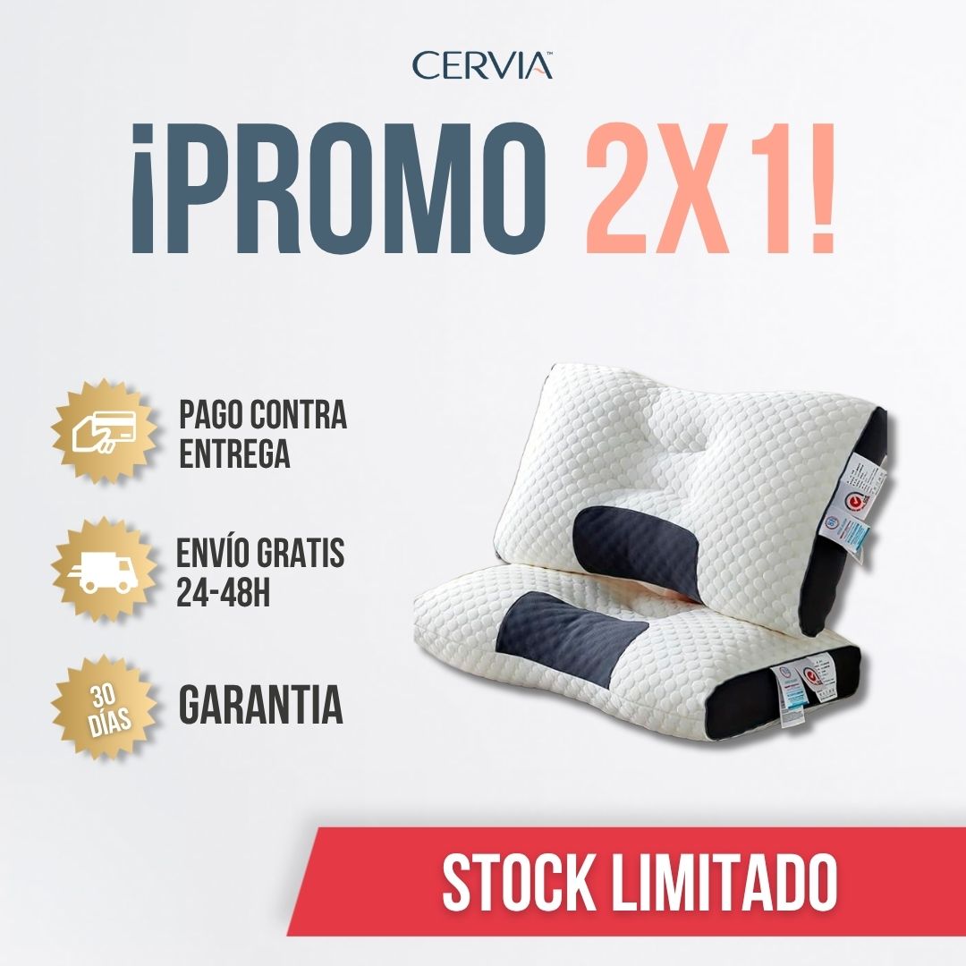 ALMOHADA ERGONÓMICA PARA DORMIR MEJOR (LLEVA 2, PAGA 1) | CERVIA™