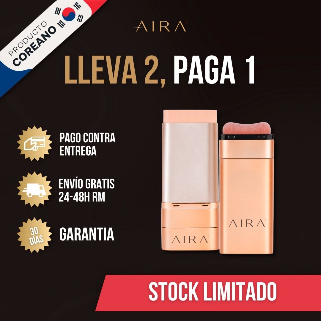 BASE CORRECTOR EN BARRA ALTA PIGMENTACIÓN (LLEVA 2, PAGA 1) | AIRA™