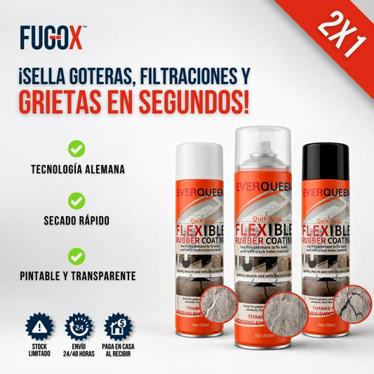 2x1 SPRAY IMPERMEABILIZANTE SELLA GRIETAS|  FUGOX™