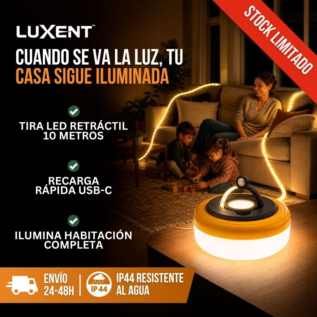 LUCES LED IDEALES PARA CAMPING | LUXENT™