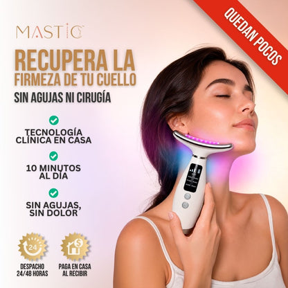 MASAJEADOR PARA REAFIRMAR PIEL EN CUELLO Y ROSTRO | MASTIC™