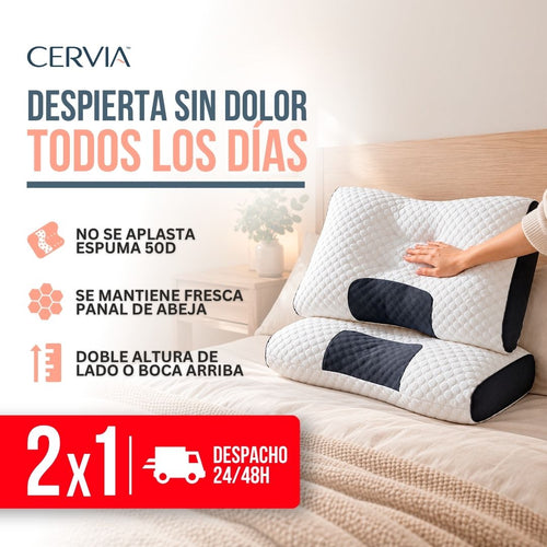 ALMOHADA ERGONÓMICA PARA DORMIR MEJOR (LLEVA 2, PAGA 1) | CERVIA™
