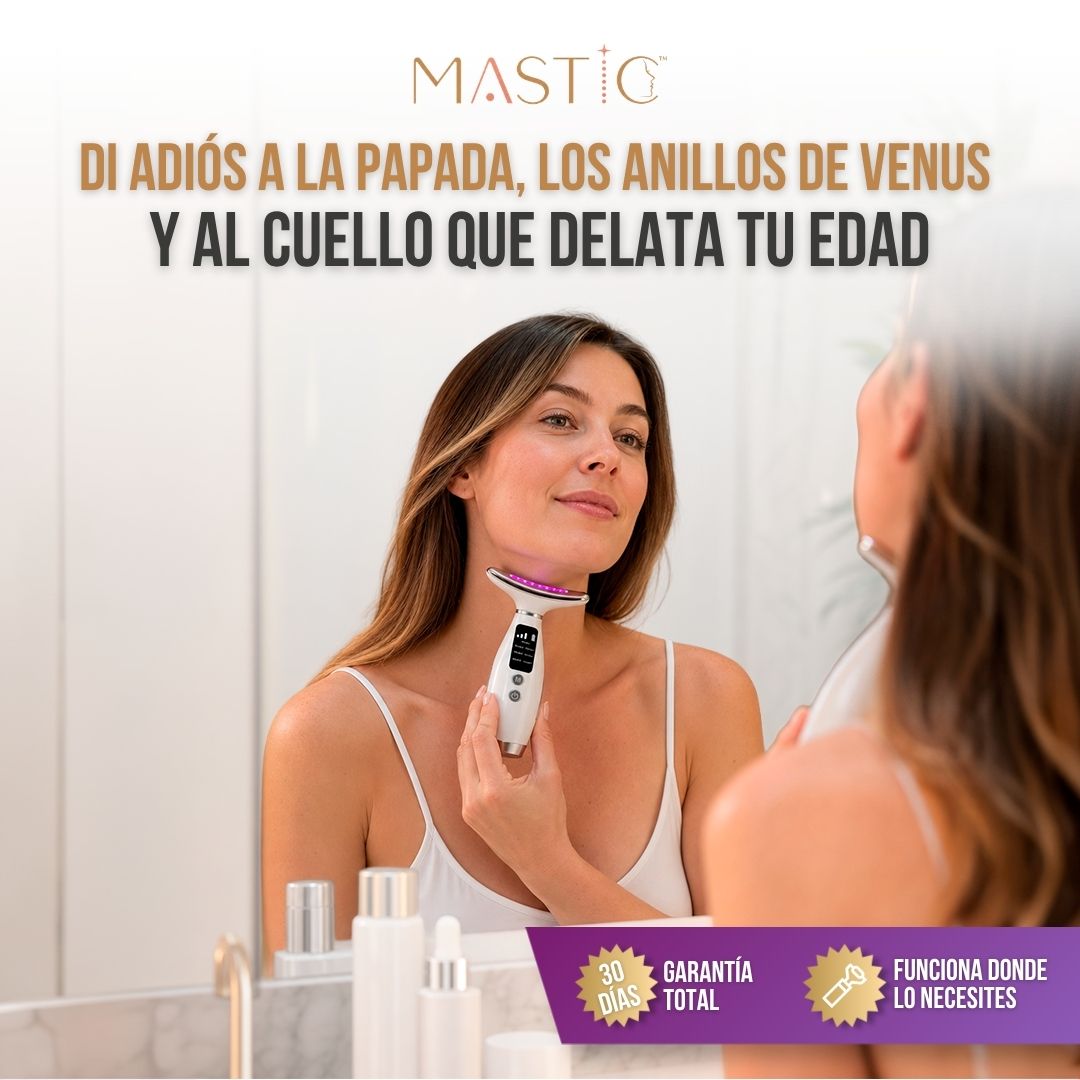 MASAJEADOR PARA REAFIRMAR PIEL EN CUELLO Y ROSTRO | MASTIC™