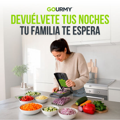 CORTADOR DE VERDURAS 12 EN 1 | GOURMY™