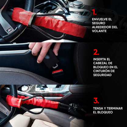 CERRADURA ANTIRROBO PARA VOLANTE | BLOKAR™