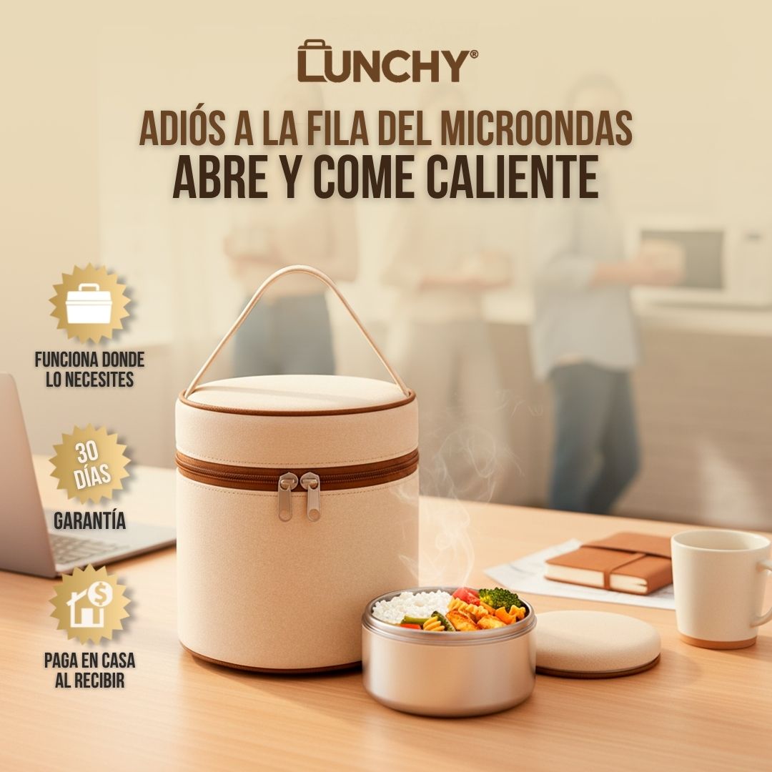 LONCHERA TÉRMICA + 2 ENVASES | LUNCHY™