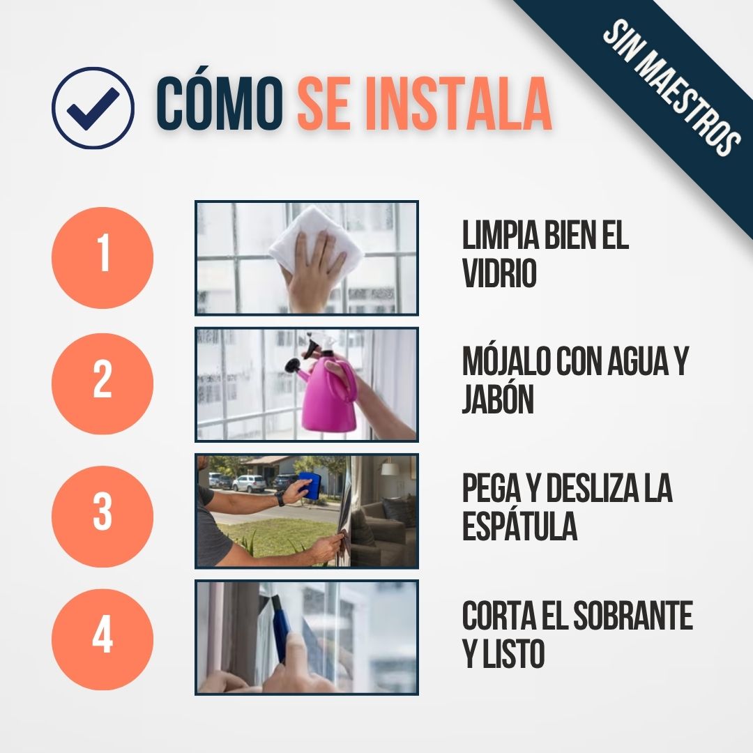 VINIL POLARIZADO PARA VENTANAS (PAGA 1, LLEVA 3) | REFLIX™