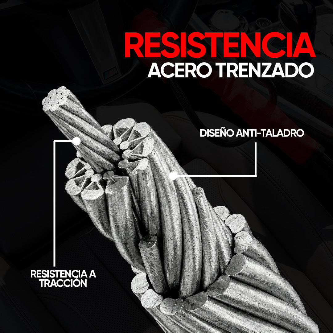 CERRADURA ANTIRROBO PARA VOLANTE | BLOKAR™