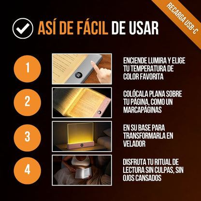 ILUMINADOR PARA LECTURAS NOCTURNAS | LUMIRA™
