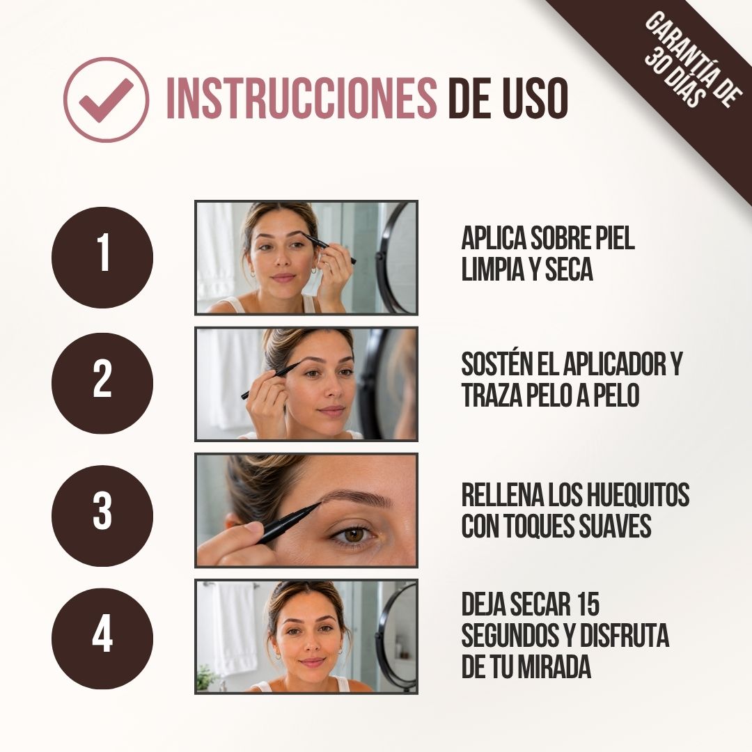 3x1 LÁPIZ PARA CEJAS EFECTO MICROBLANDING BRUSHA™