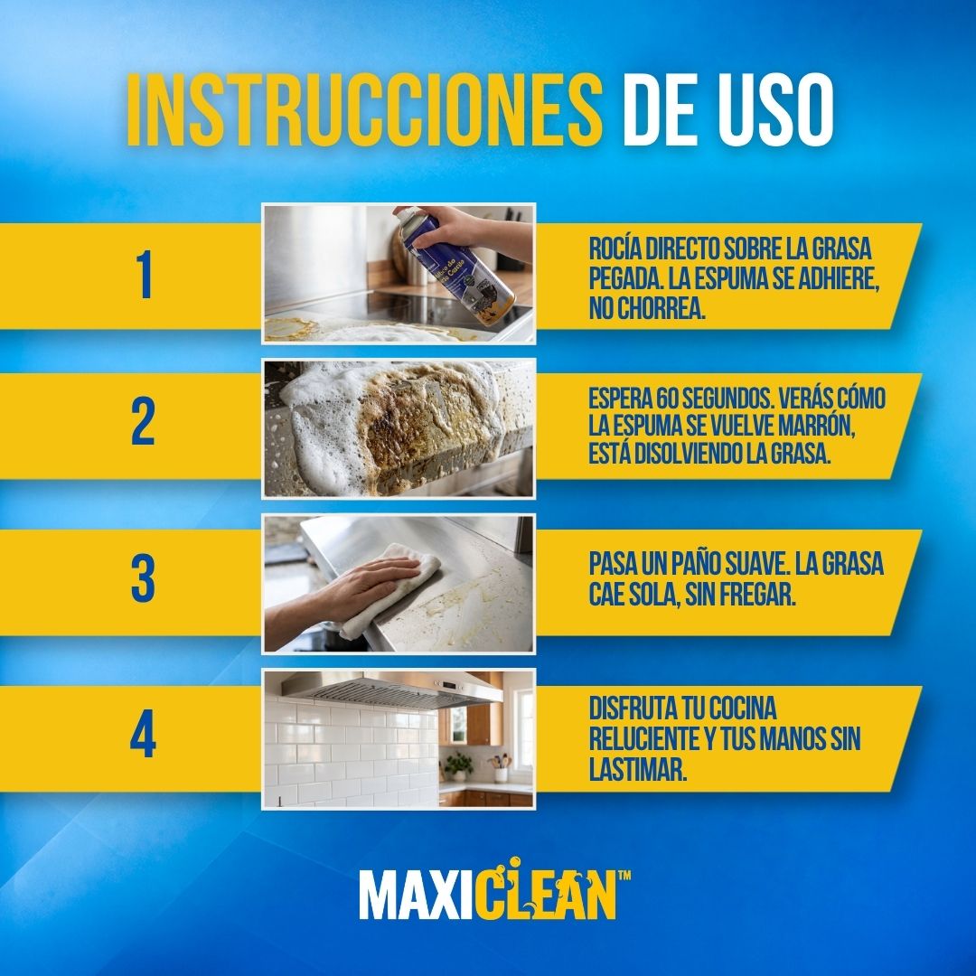 3x1 SPRAY QUITA GRASA | MAXICLEAN™