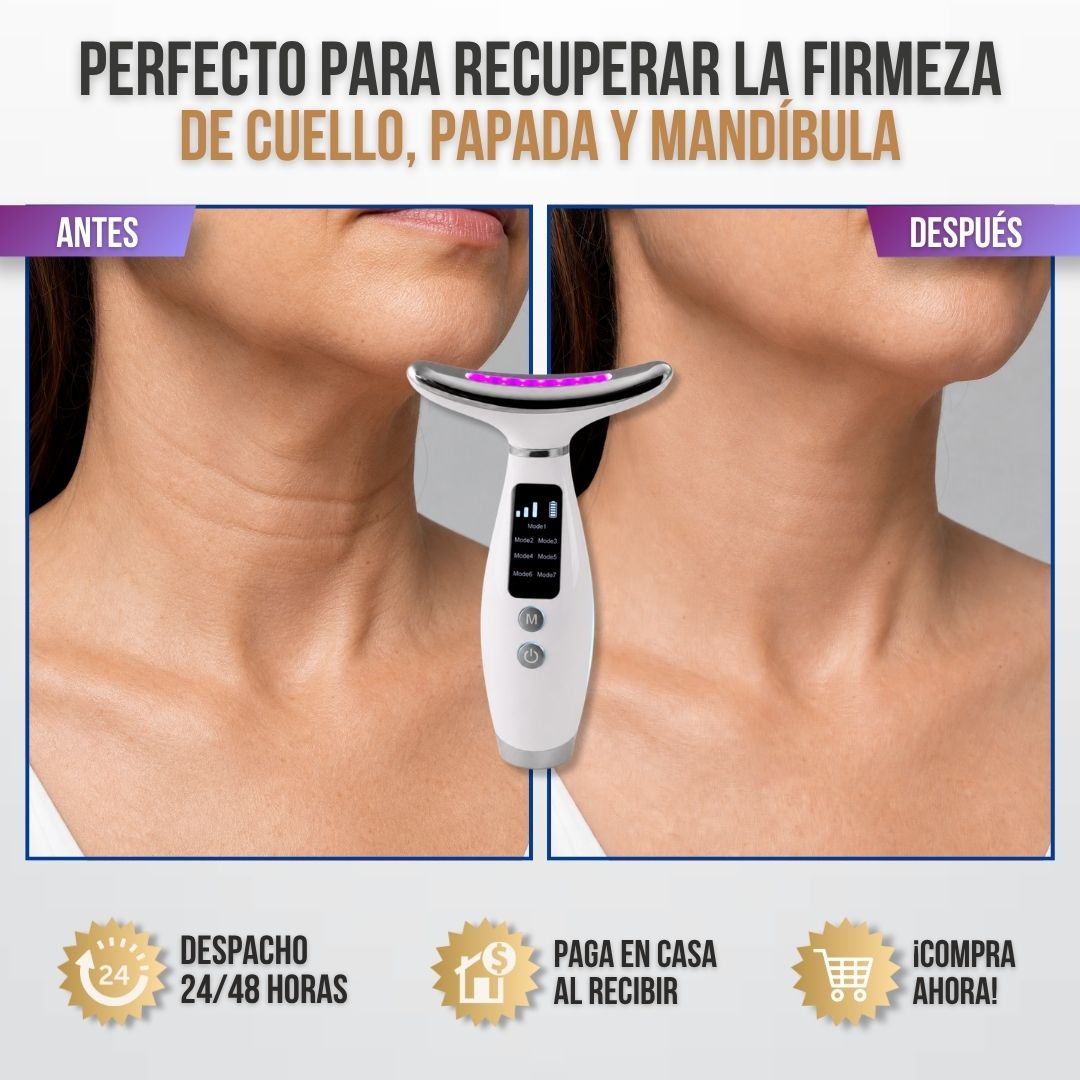 MASAJEADOR PARA REAFIRMAR PIEL EN CUELLO Y ROSTRO | MASTIC™