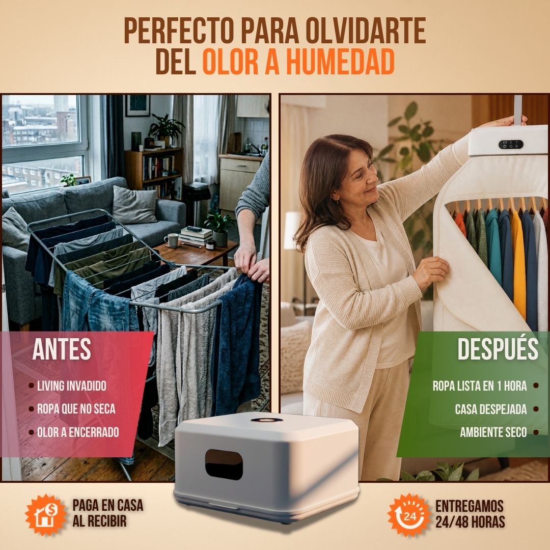 SECADOR DE ROPA PORTÁTIL | EVANA™