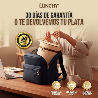 LONCHERA TÉRMICA + 2 ENVASES | LUNCHY™
