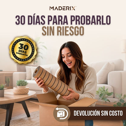 3 METROS PAPEL DECORATIVO MADERA 3D | MADERIX™