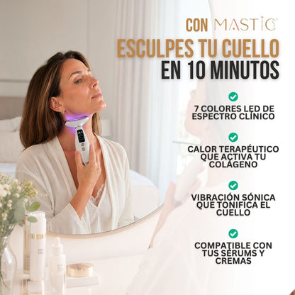 MASAJEADOR PARA REAFIRMAR PIEL EN CUELLO Y ROSTRO | MASTIC™