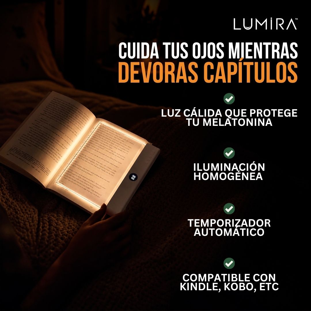 ILUMINADOR PARA LECTURAS NOCTURNAS | LUMIRA™