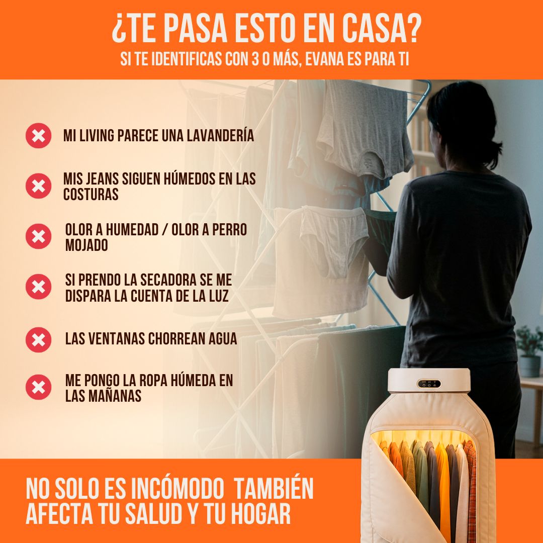 SECADOR DE ROPA PORTÁTIL | EVANA™
