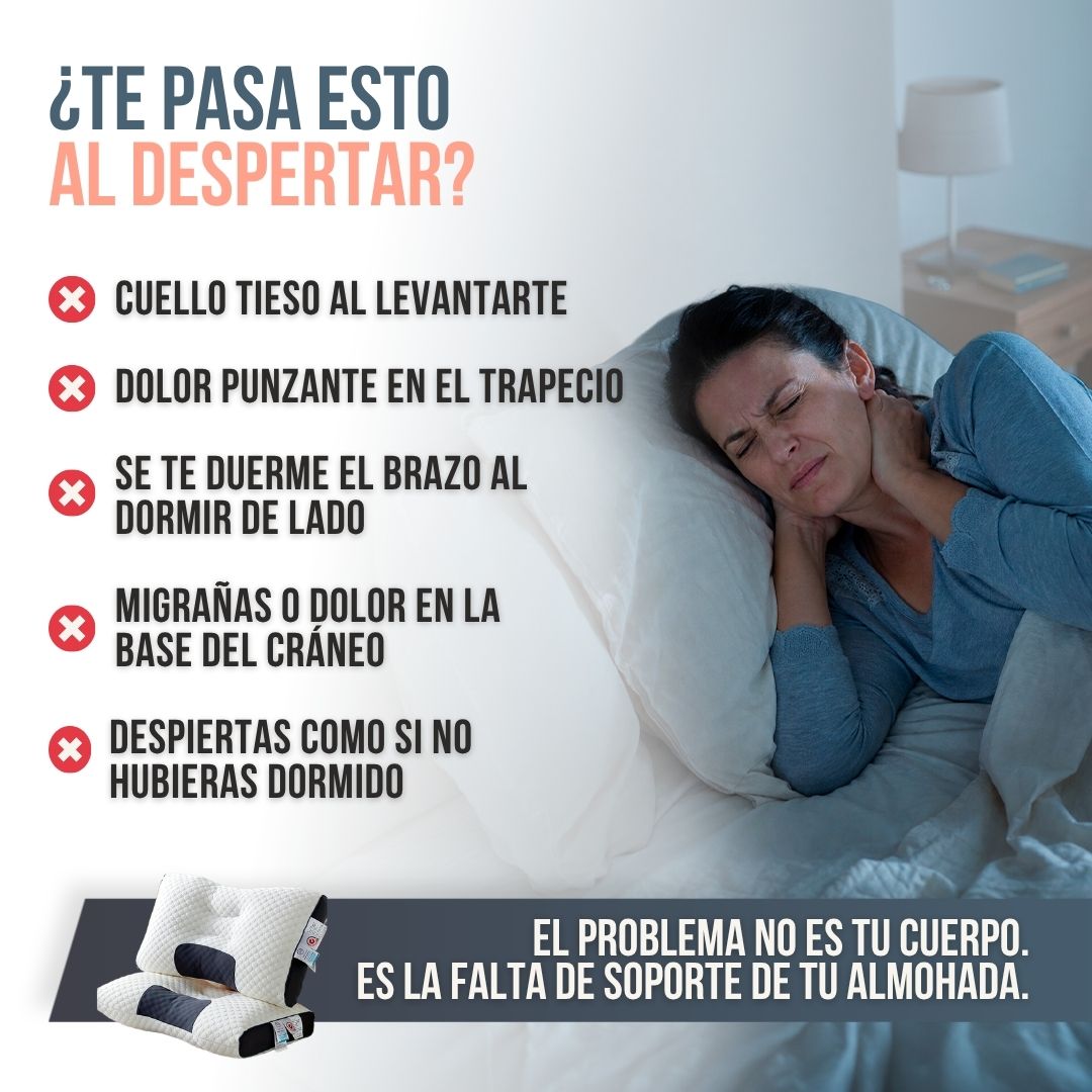 ALMOHADA ERGONÓMICA PARA DORMIR MEJOR (LLEVA 2, PAGA 1) | CERVIA™