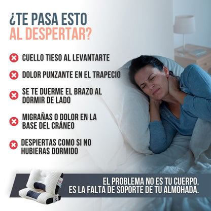 ALMOHADA ERGONÓMICA PARA DORMIR MEJOR (LLEVA 2, PAGA 1) | CERVIA™