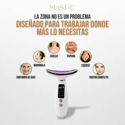 MASAJEADOR PARA REAFIRMAR PIEL EN CUELLO Y ROSTRO | MASTIC™